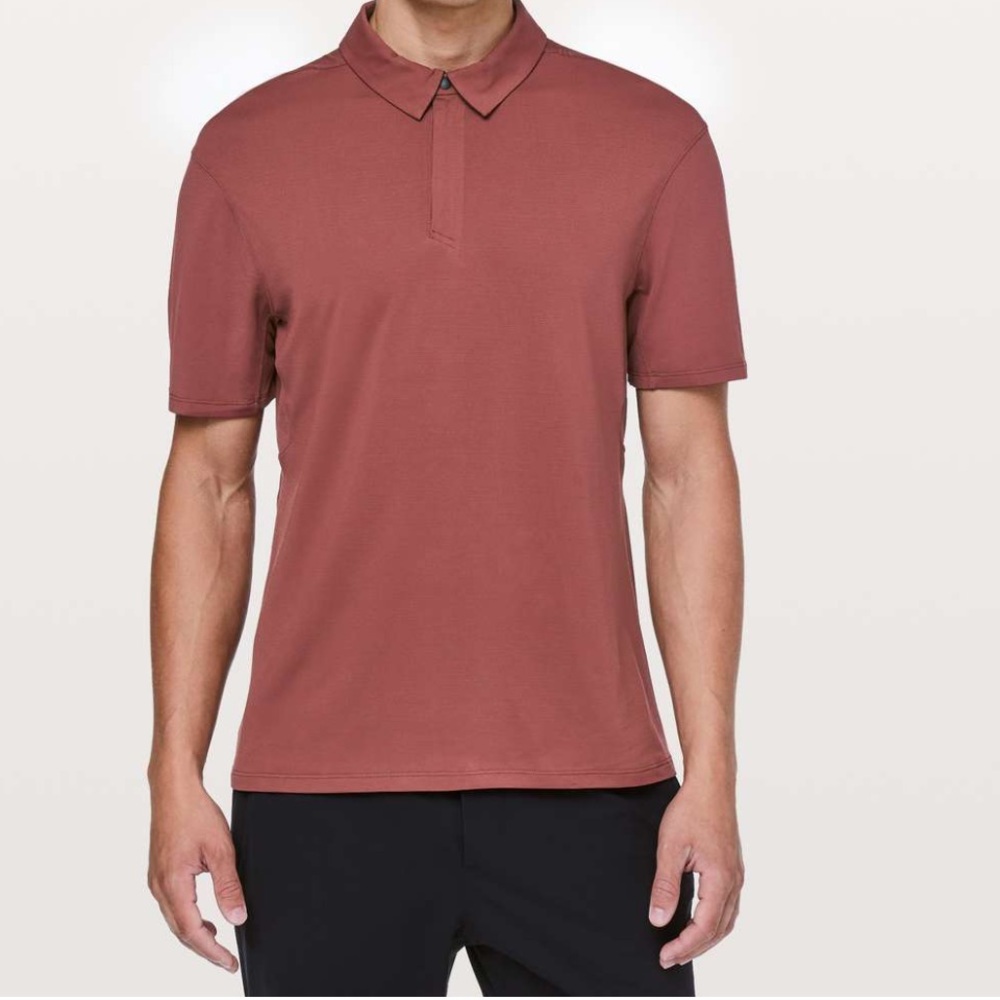 Lululemon Drysense Polo Smokey Red Small